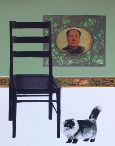 black_chair_with_chairman_mao