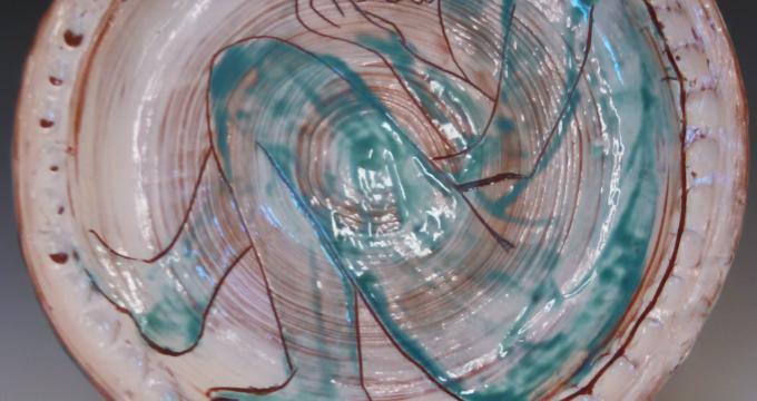 Blue Figure Plate - Lindsey Francis