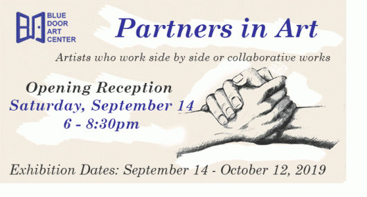 Partners in Art Opening Reception flyer